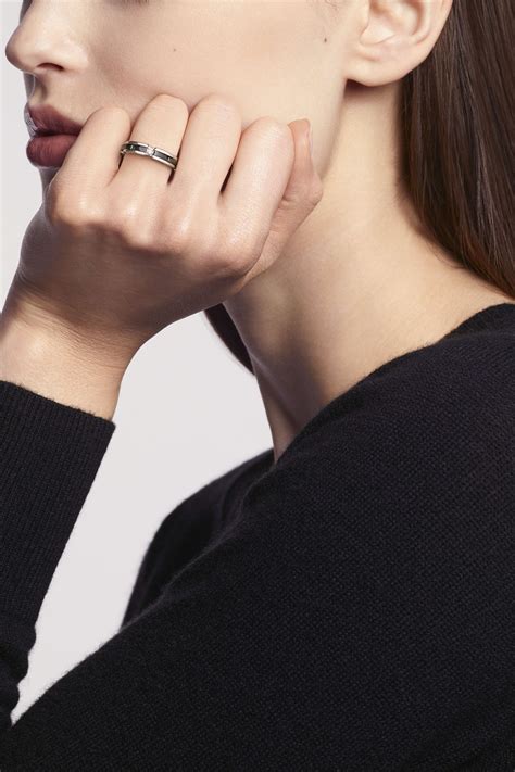 chanel ultra ring black ceramic price|Chanel interlocking ring.